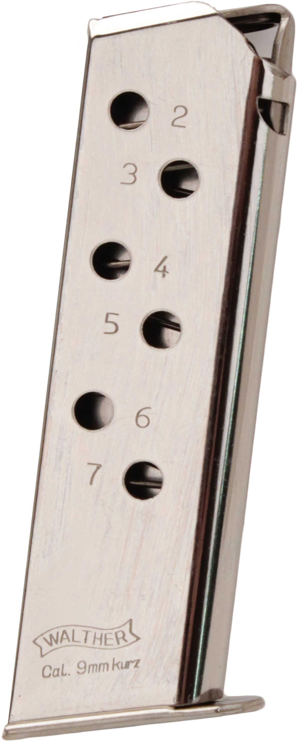 Walther Magazine PPK/S .380 ACP 7 Round Nickel