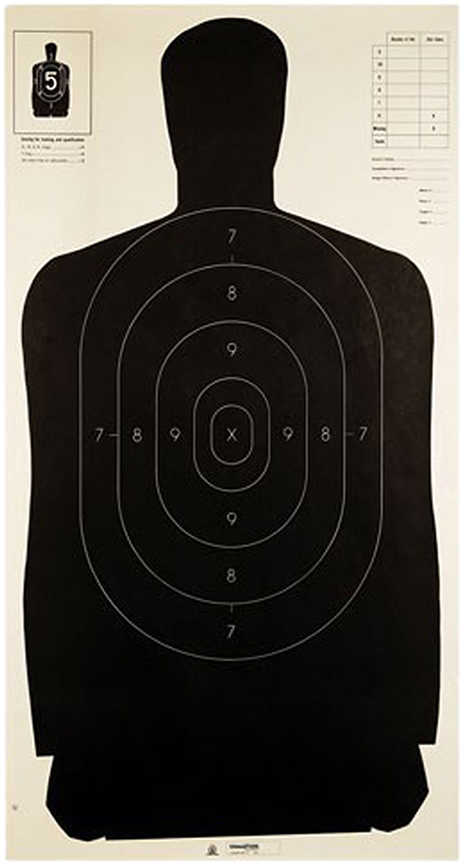 Champ Target B27 Police Silhouette 100 Pk