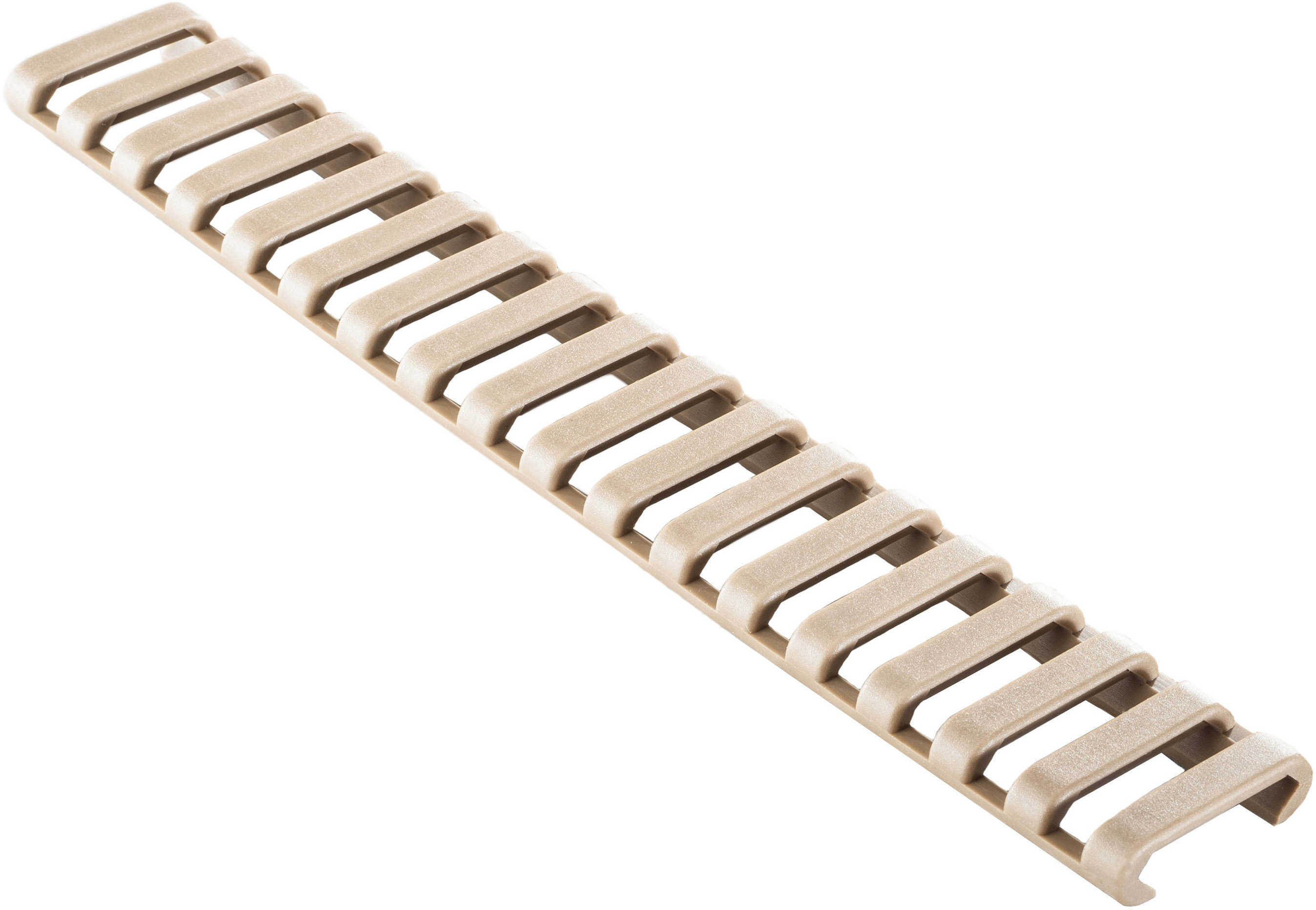Ergo Grip Rail Protector Covers Fits Picatinny 18 Slot Matte Finish Coyote Brown 4373-3pk-cb