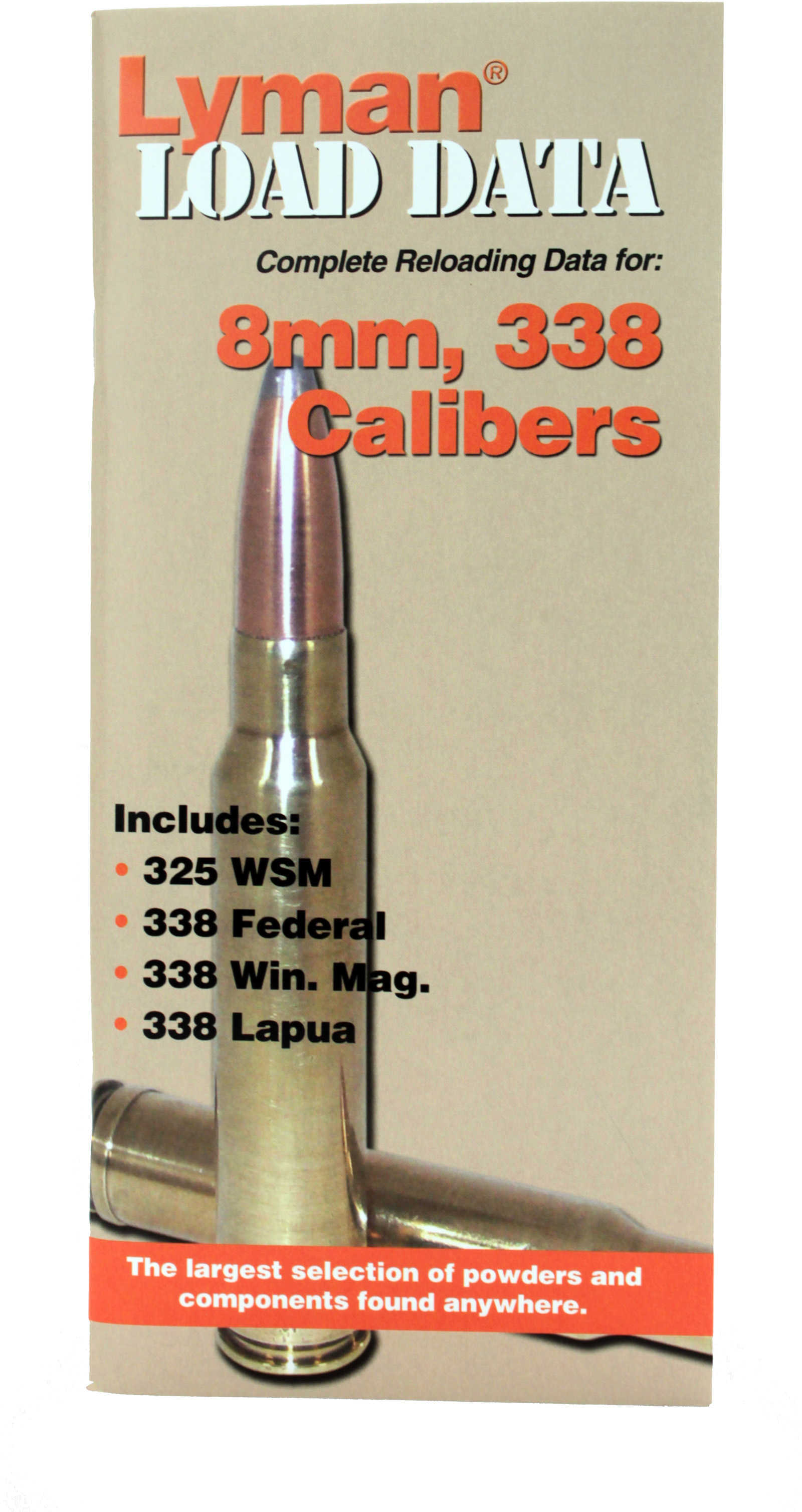 Lyman 338 Caliber & 8mm Load Data Book