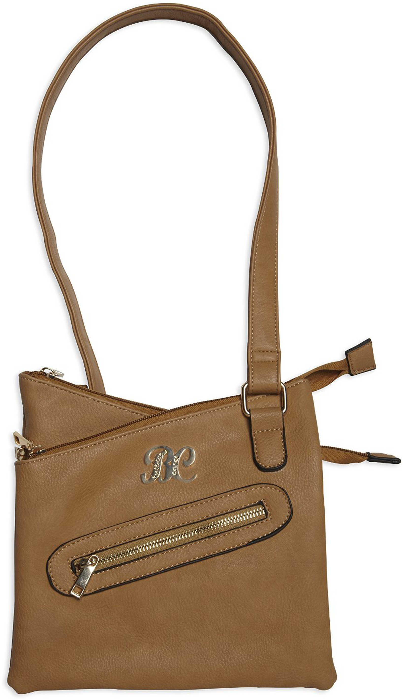 BDOG CROSS BODY PURSE W/HSTR TAN