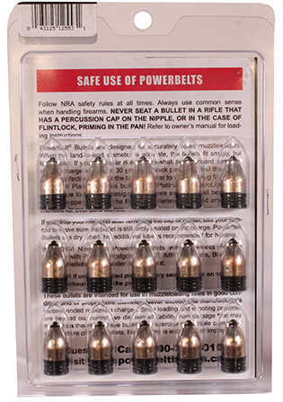 Powerbelt Platinum AeroTip Muzzleloader Bullets .50 Cal 270 Gr CHP 15/ct