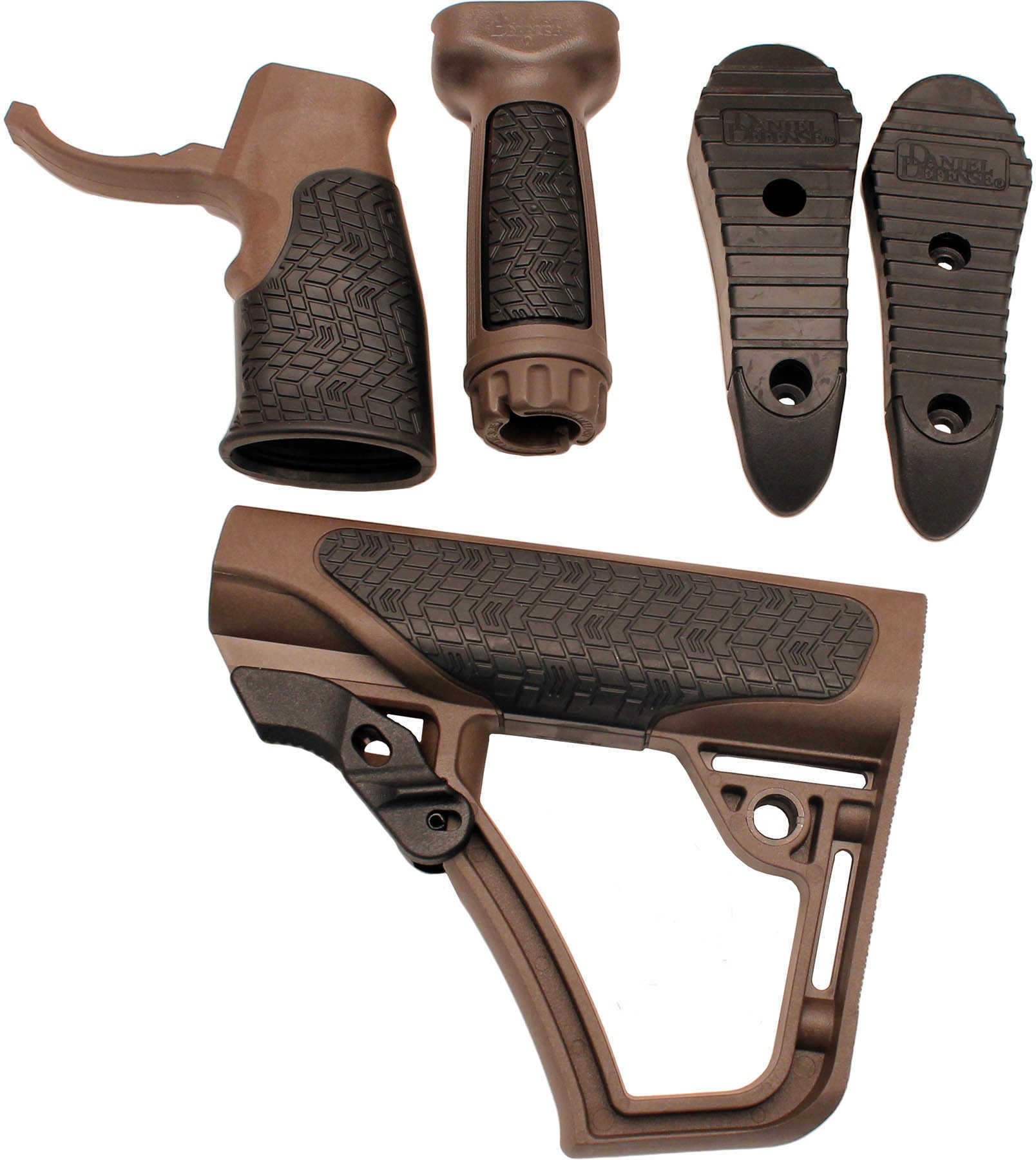 Daniel Def. AR15 Furniture Kit Brown Mil-Spec