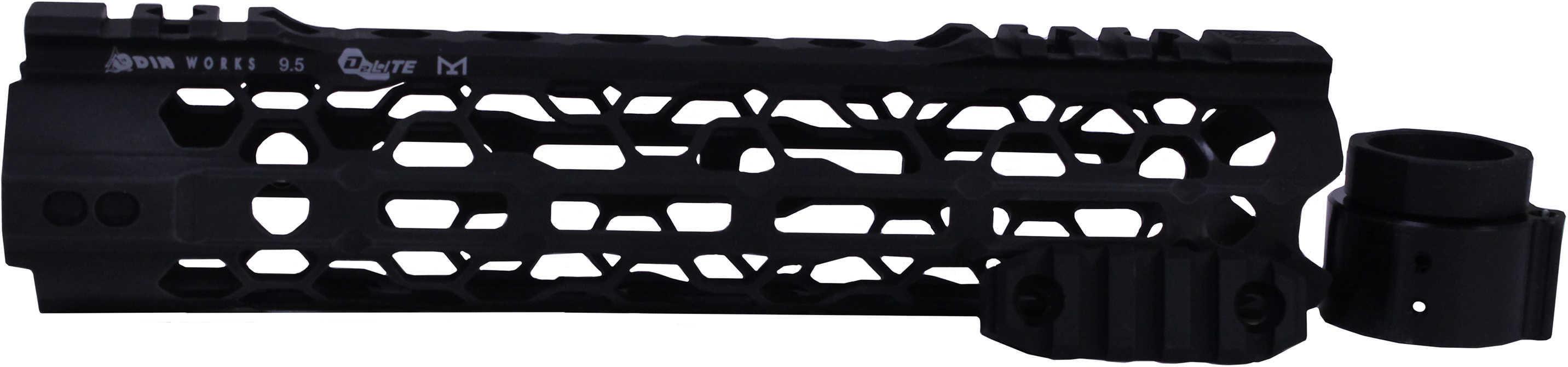 Odin Works O2 Lite Forend 9.5" Black M-LOK Fits AR-15 F-9-ML-O2