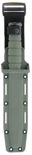 KA-BAR Fighting/Utility Knife 7" W/Plastic Sheath F-Green