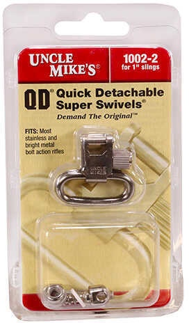 Uncle Mikes QD Machine Screw Type Swivel - 1" Nickel
