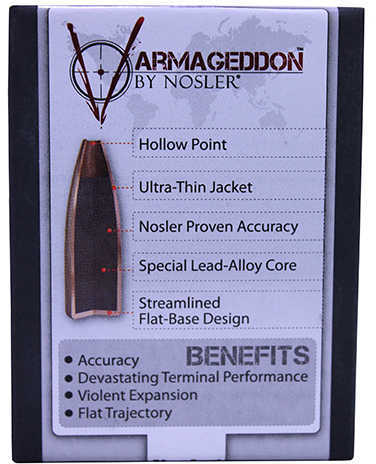 Nosler Varmageddon Bullets .17 Cal 20 gr. HPFB 100 pk. Model: 17205