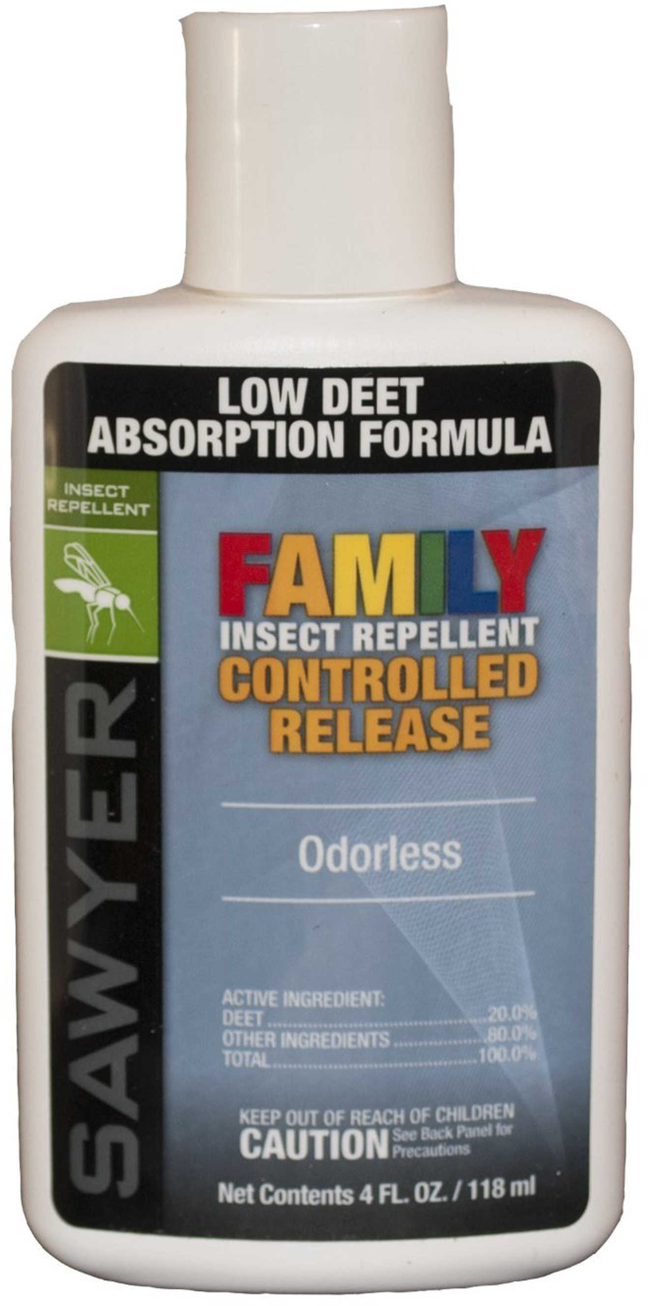 Sawyer INSECT Repellent Family CONTROLED Release 4Oz Lotion