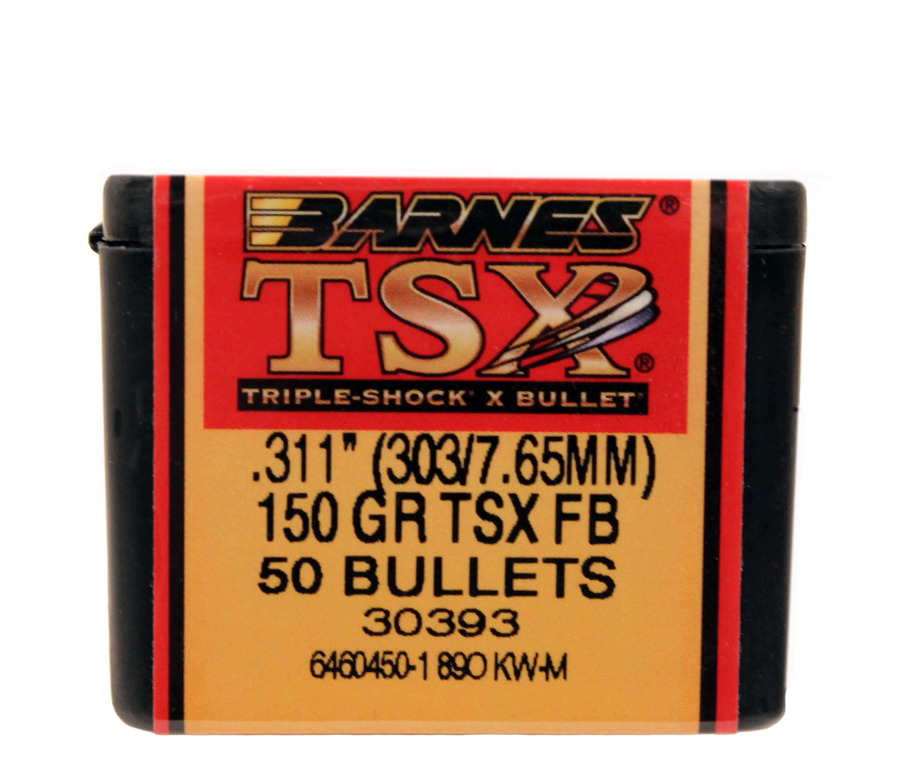 Barnes 303 Caliber .311 Diameter 150 Grain Triple Shock Flat Base 50 Count