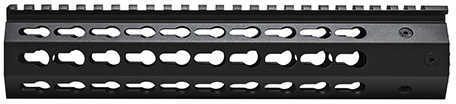 NCStar VMARFFKMC AR 15 KeyMod Handguard Free Float 10" Aluminum Black Anodized