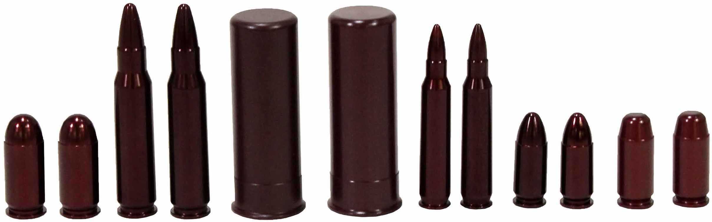 A-Zoom 16185 Snap Caps Military 9mm/40 S&W/45 ACP /.223/.308 Aluminum 12