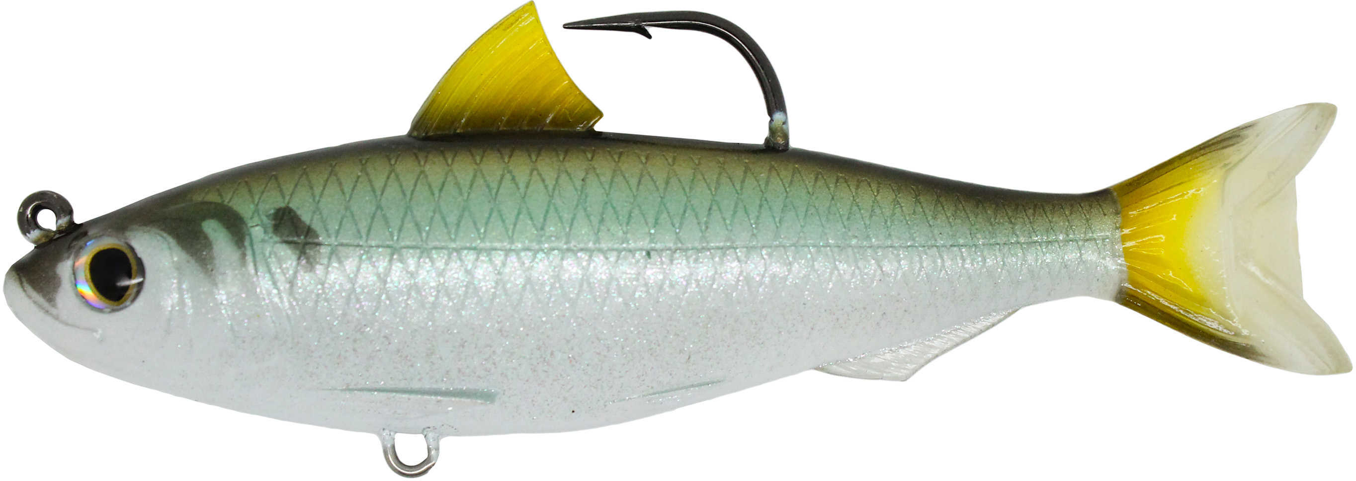 LT HERRING SWIMBAIT 5.5" GRN/BRONZE