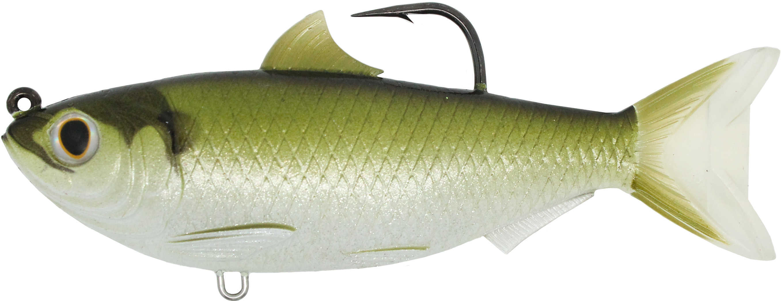 LT THREADFIN SWIMBAIT 3.5" GRN/BRNZ