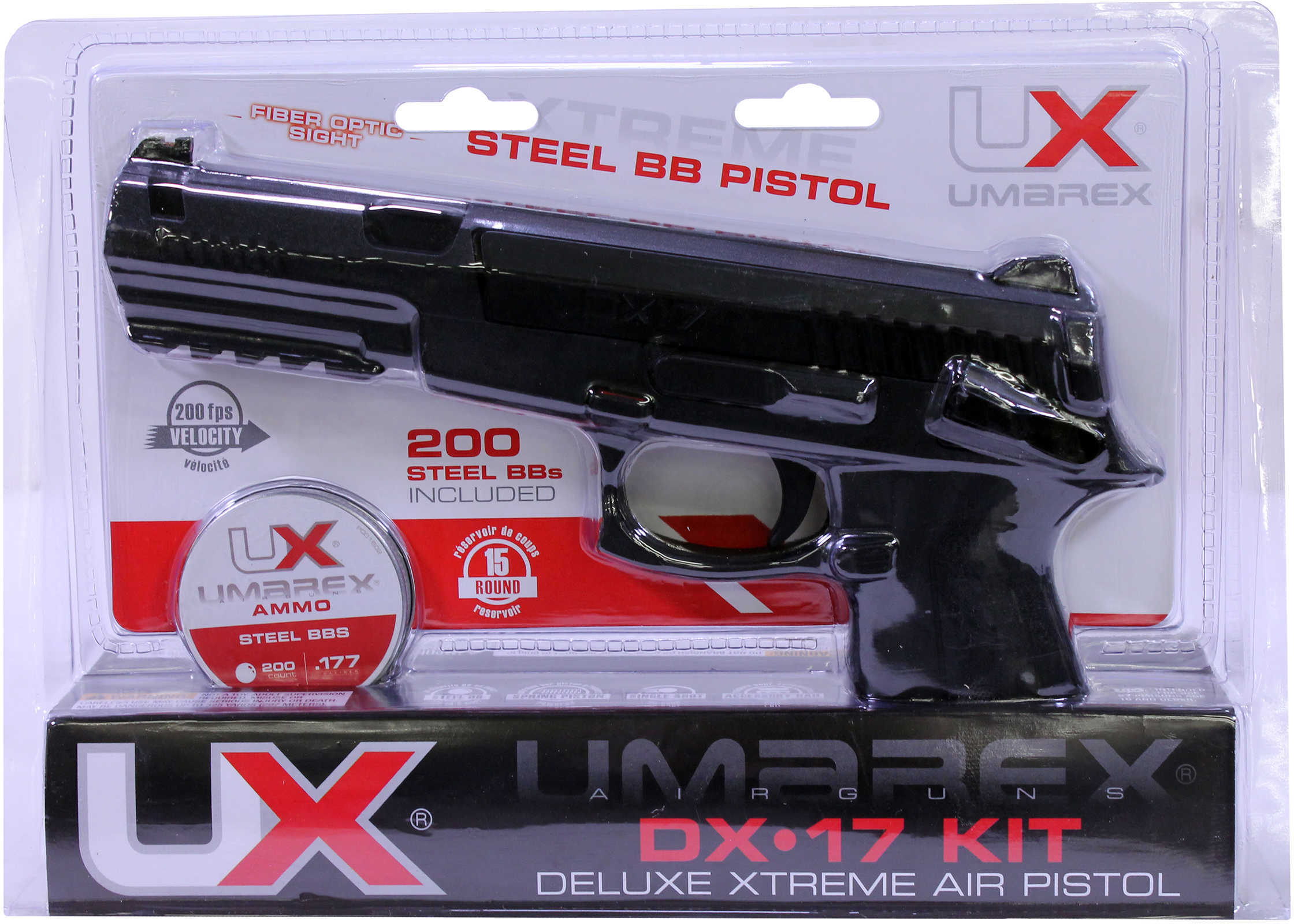 Umarex USA 2230030 DX17 177 BB 15+1