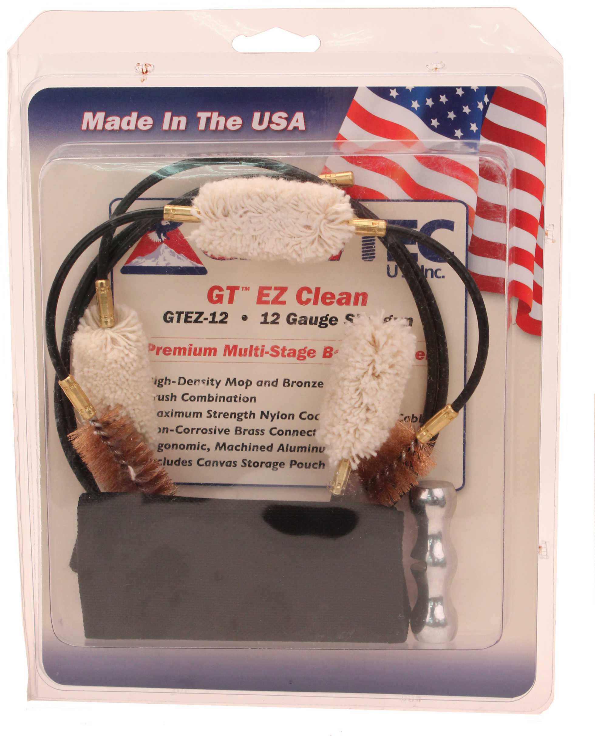 Grovtec US Inc GTEZ12 EZ Clean Multi-Stage 12 Ga Barrel Cleaning Kit
