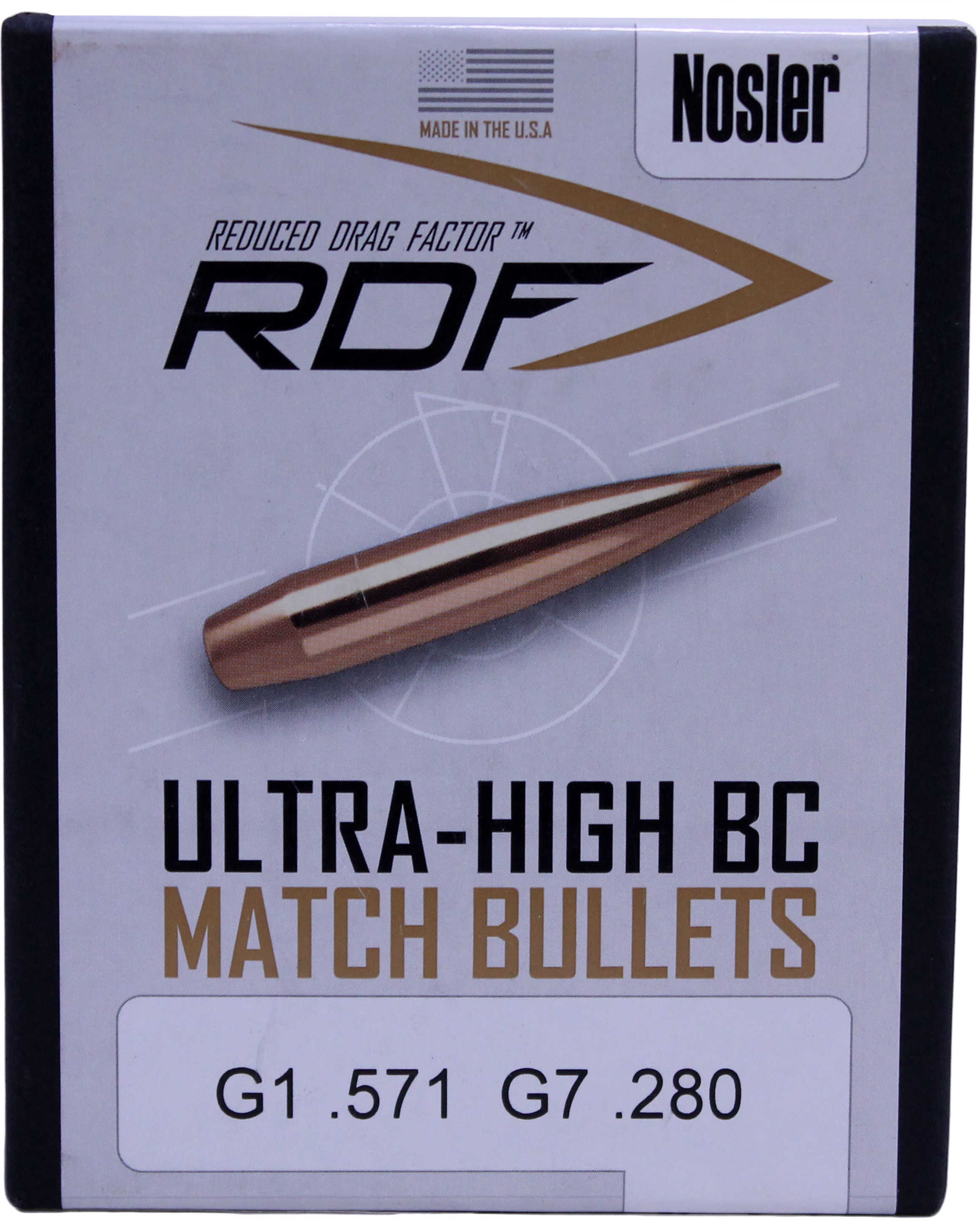 Nosler 53410 RDF 6mm .243 105 GR Hollow Point Boat Tail (HPBT) 100 Box