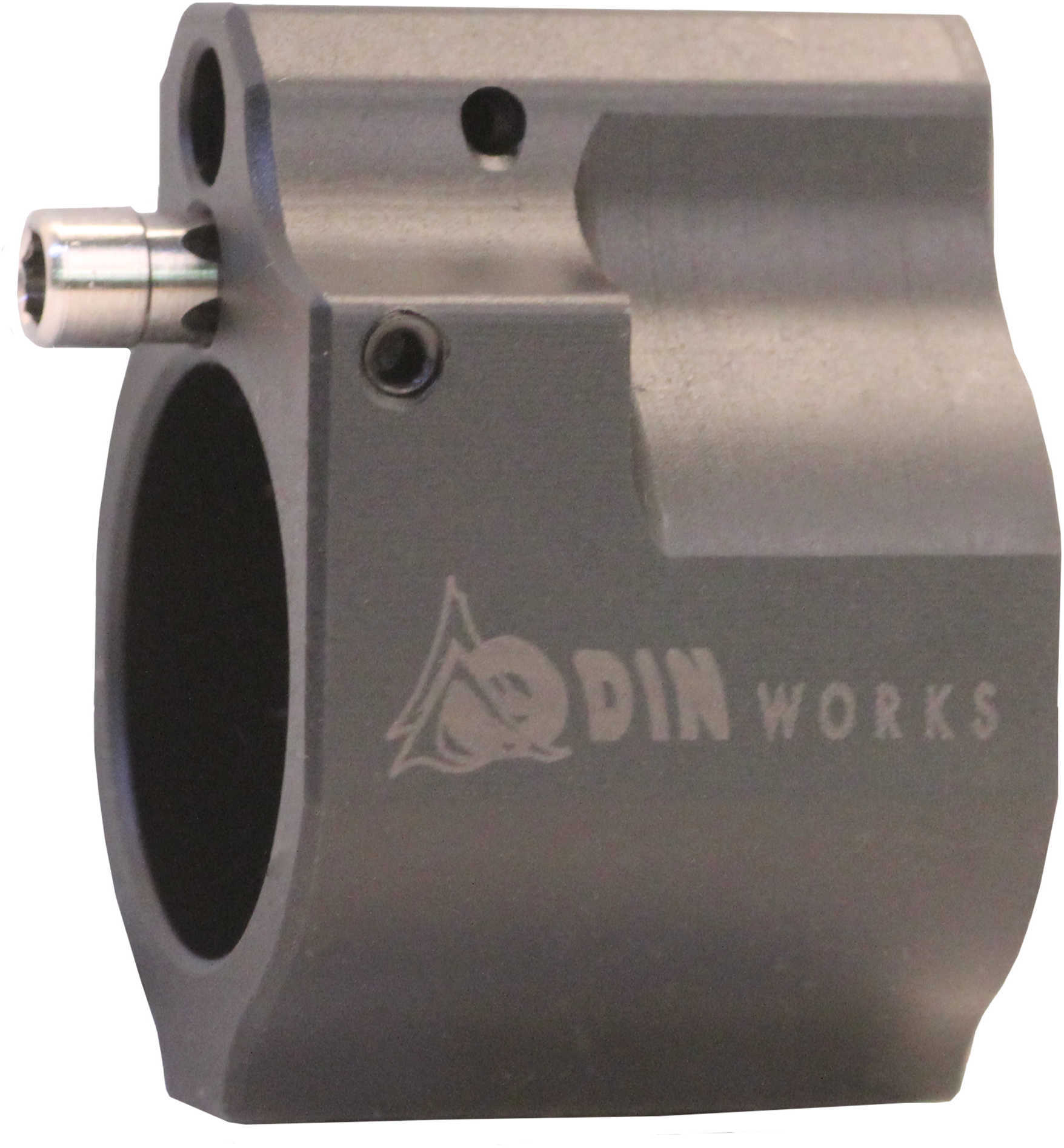 Odin Works Adjustable Low Profile Gas Block .750 Diameter Black Not For Pistol Length Gas Systems GB-ADJ