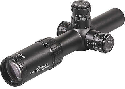 Sightmark SM13072DCR Core TX 1-4x 24mm Obj 96.10-24.10 ft @ 100 yds FOV 30mm Tube Black Matte Finish Illuminated Red/Gre