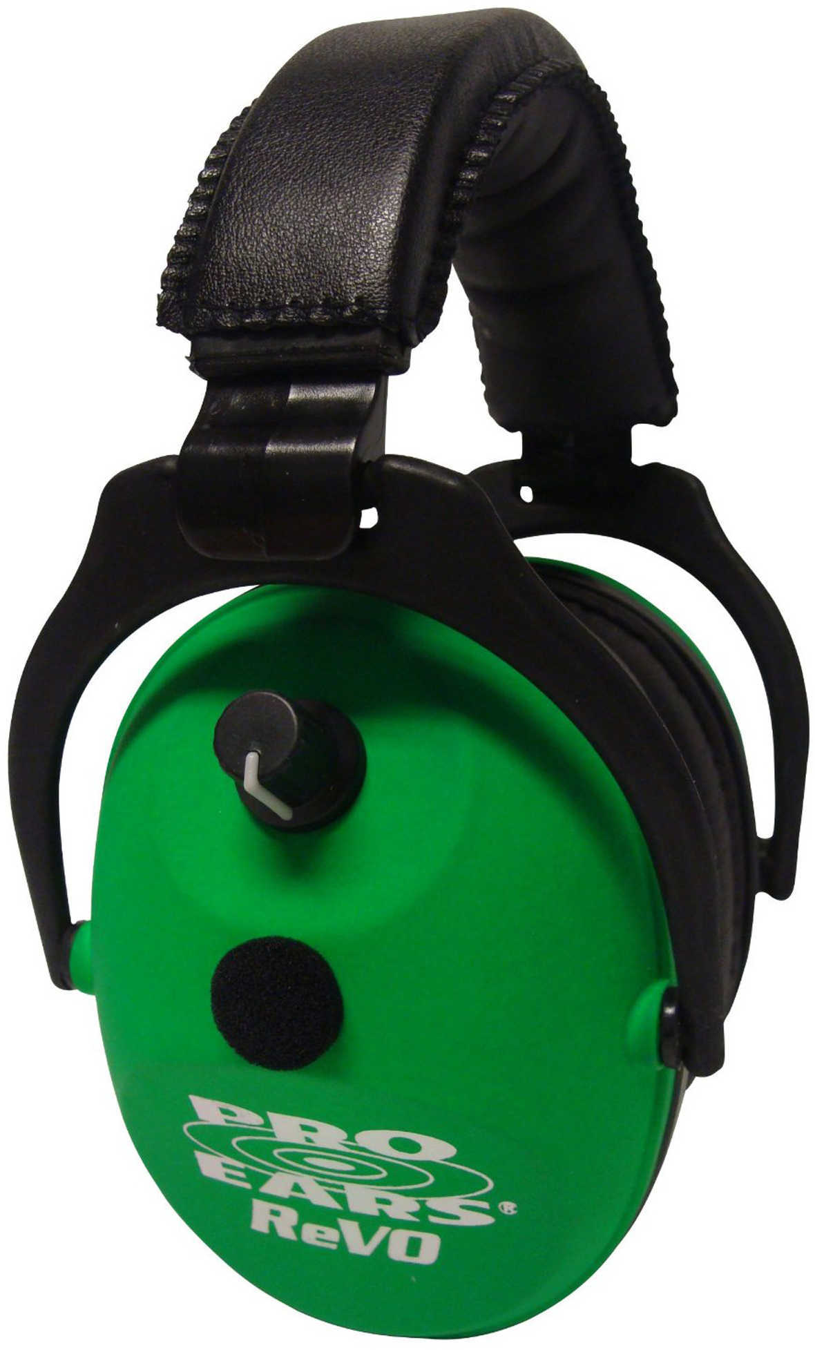 Pro Ears REVO Ear Muff Electronic Neon Green