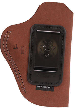 Bianchi Model 6 Waistband Holster - For Glock 19 23 26 27 36 Right Hand Rust Suede