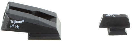 Trijicon 600714 Bright & Tough Night Sights S&W M&P Shield Metal Green Tritium Yellow Black