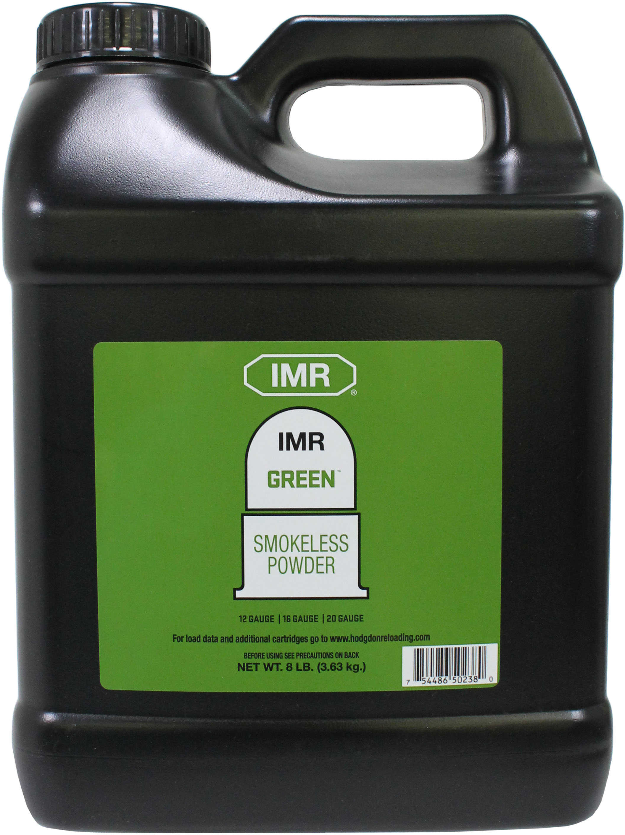 Hodgdon IMR Green Smokeless Powder 8 Lb