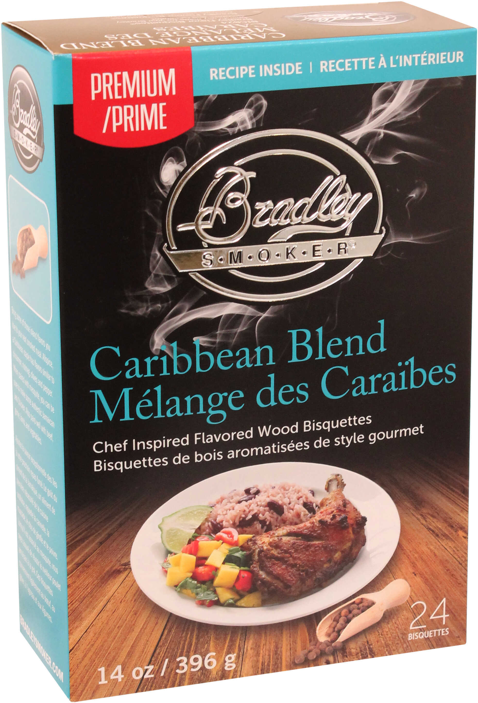 Bradley Smoker Caribbean BISQUETTES 24 Pack