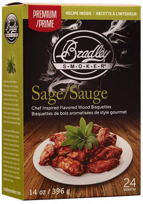 Bradley Smoker Sage & Maple BISQUETTES 24 Pack