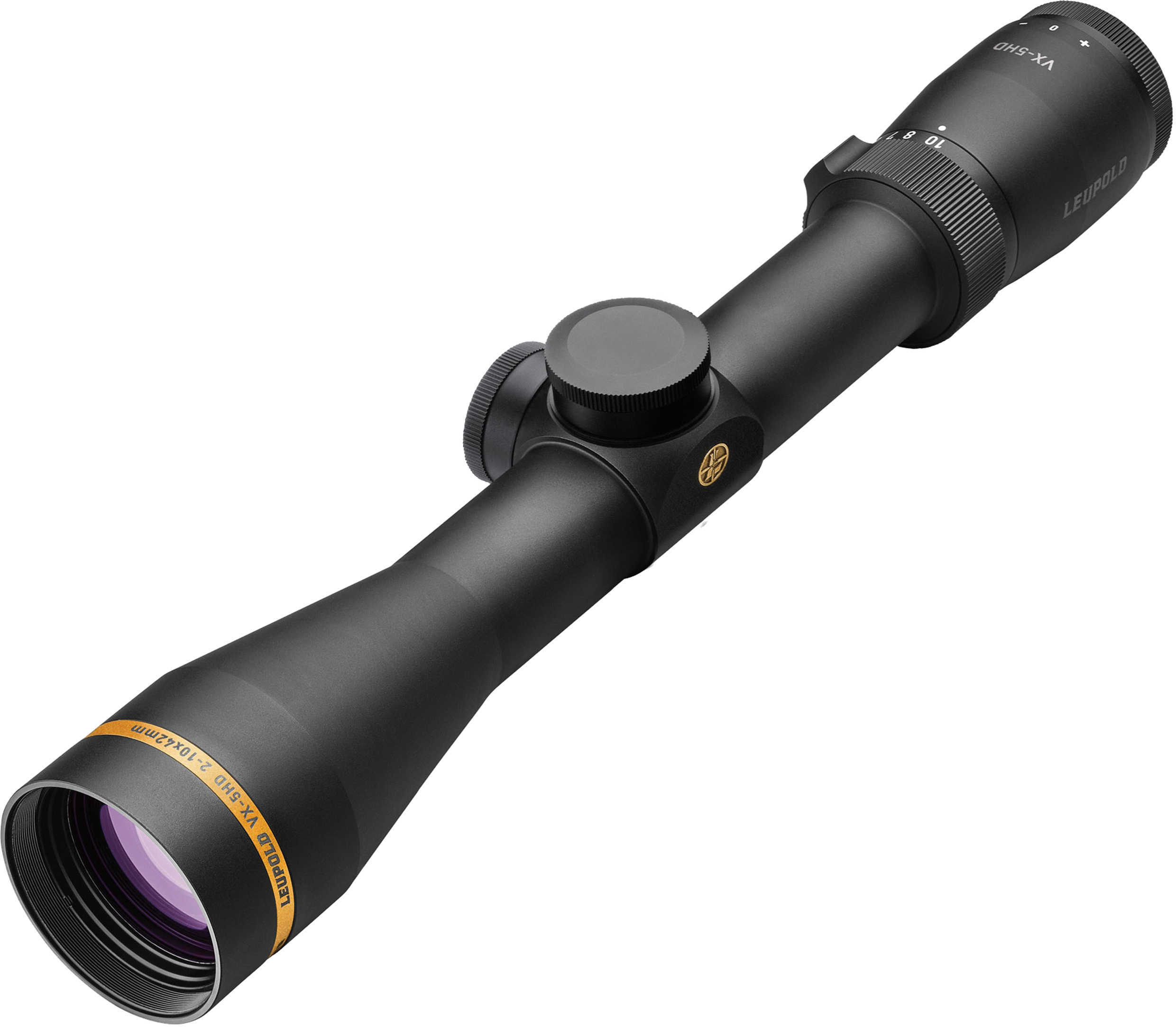 Leupold 171386 VX-5HD 2-10x 42mm Obj 56.50-11.80 ft @ 100 yds FOV 30mm Tube Black Matte Finish Duplex (SFP)