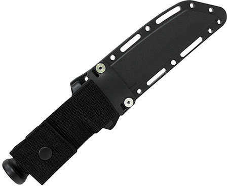 Cold Steel Cs-39LSFCT Leatherneck 7" Fixed Plain Tanto Black Matte Powder Coat German D2 Blade/Black Deep Checkere