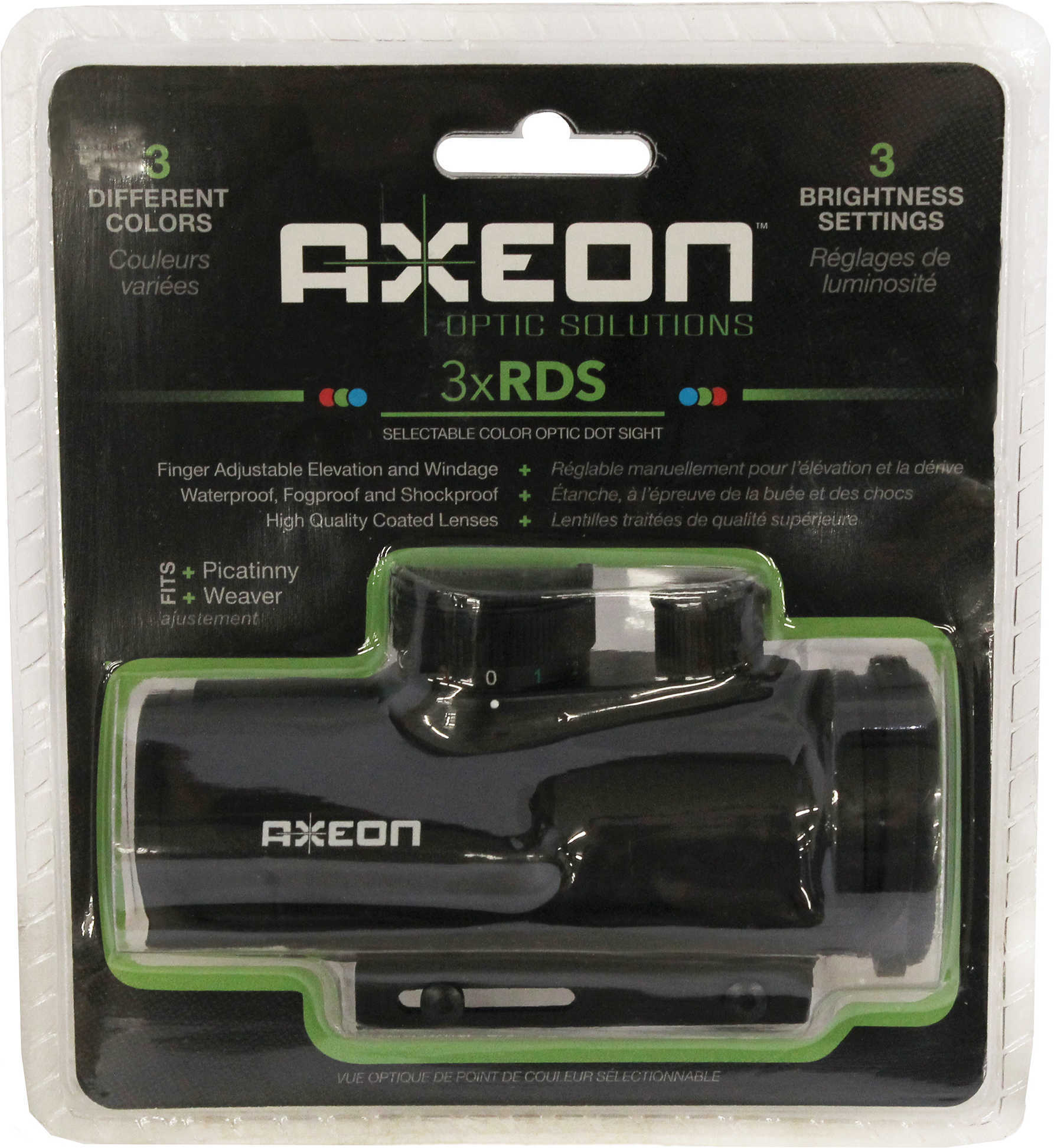 AXEON 1X30MM Dot Sight Red Green Or Blue Dot Reticle