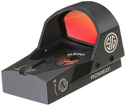 Sig Sauer Electro-Optics SOR11000 Romeo1 1x 30mm Obj 3 MOA Red Dot Black CR1632 Lithium