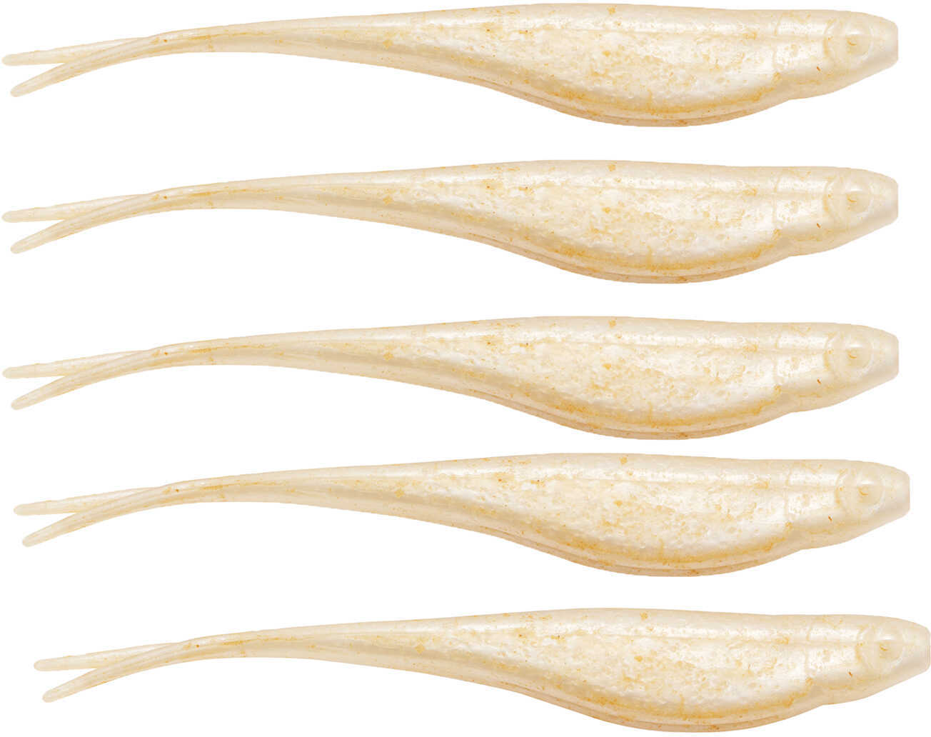 Z-Man Scented Jerk ShadZ 5-Inch Lure, Pearl, 5-Pack Md: SJS5-84PK5
