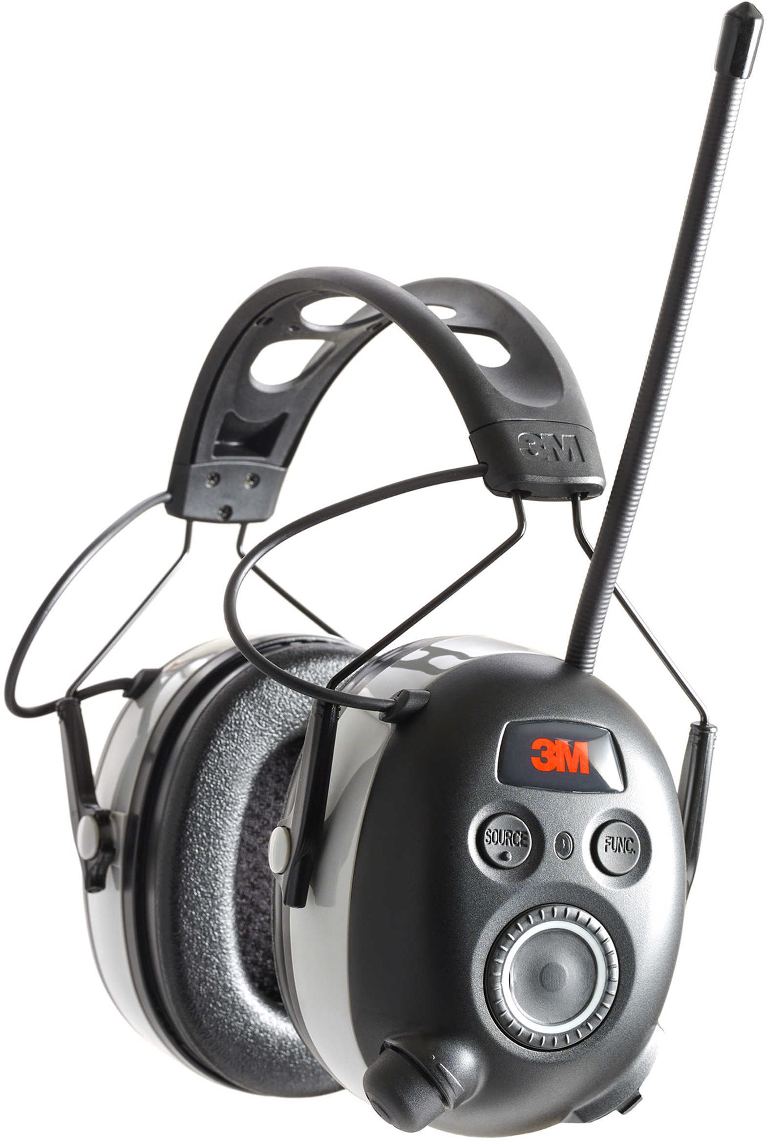 3M/Peltor WorkTunes Wireless Hearing Protector with Bluetooth AM/FM Radio Black 90542-3DC
