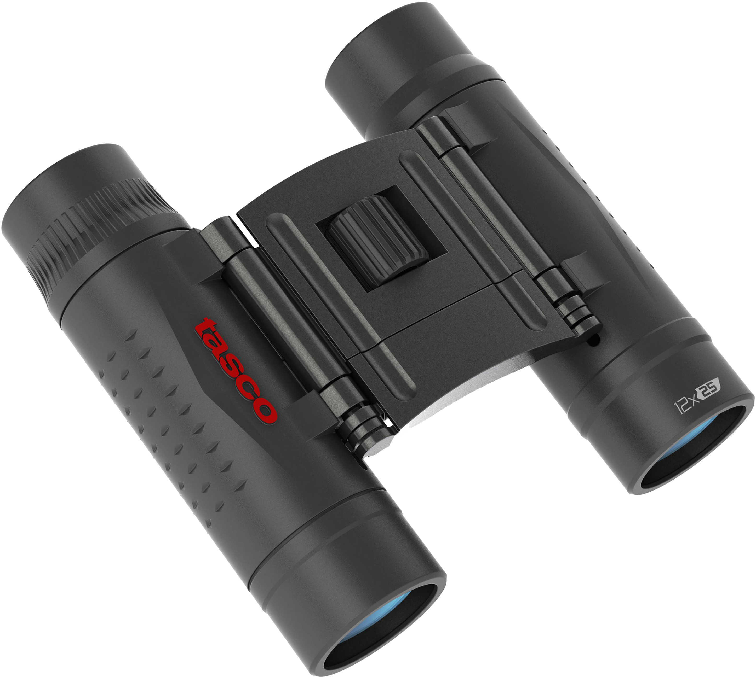 Tasco Essentials Roof Binocular 12x25mm Black Mc Box 6L