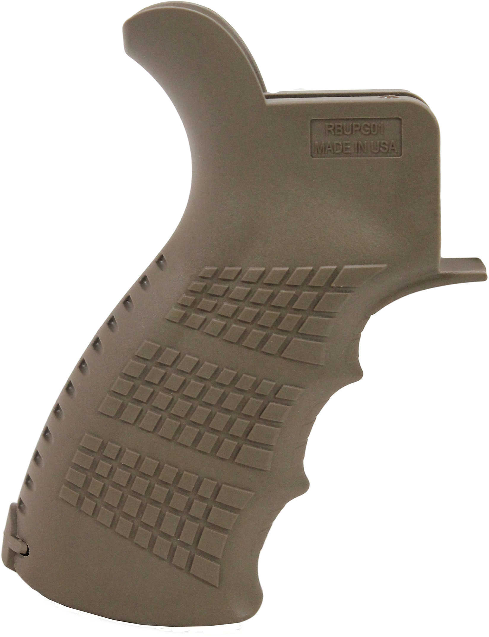 Leapers Inc. - UTG PRO Ambidextrous Grip Built Storage Compartment Fits AR-15 Flat Dark Earth RBUPG01D