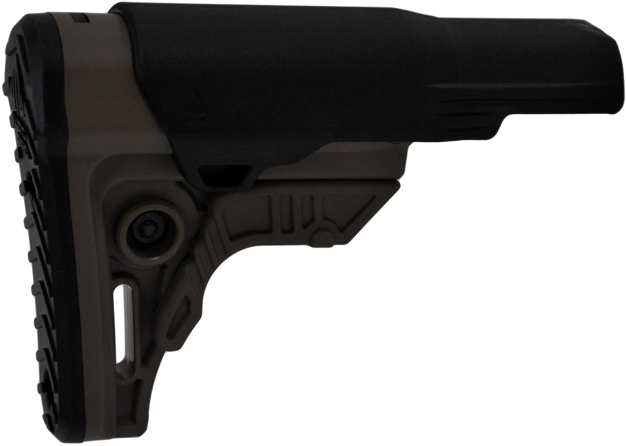 Leapers Inc. - UTG UTG PRO Mil-spec Stock Flat Dark Earth Finish Fits AR-15 Compact Size Includes Cheek Rest Plus Remova