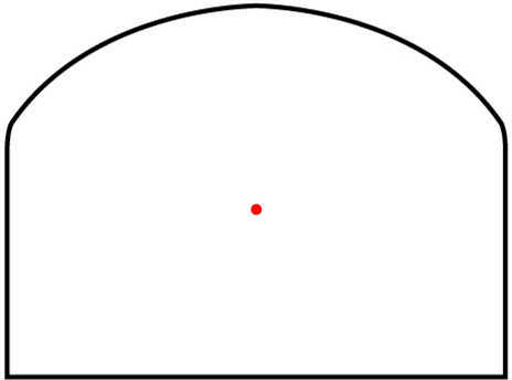 Trijicon 700742 RMR 1x 1 MOA Red Dot Black CR2032 Lithium