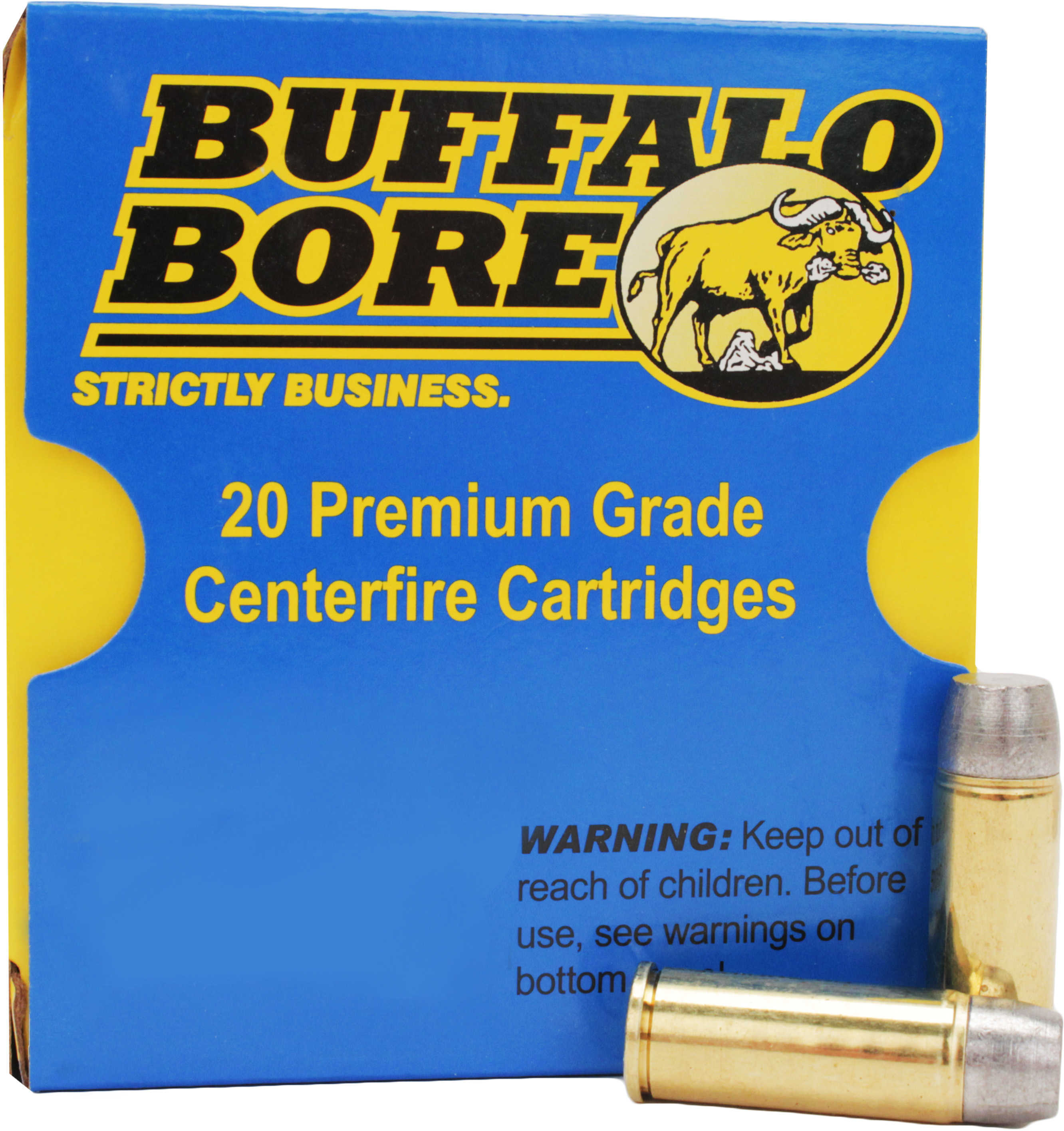 480 Ruger 410 Grain Lead 20 Rounds Buffalo Bore Ammunition