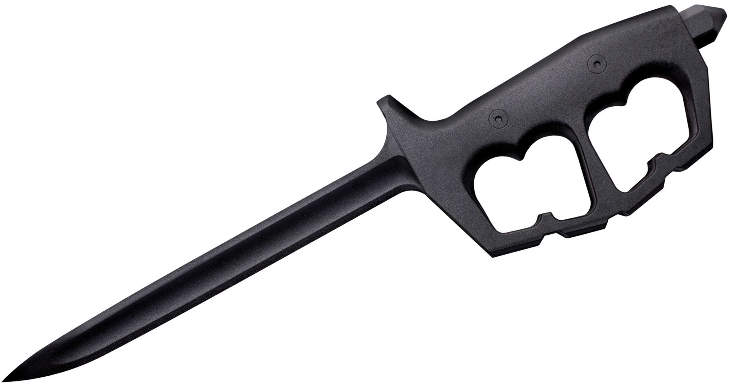 Cold Steel Cs92FNTST FGX Chaos 8" Fixed Griv-Ex Plain Black 6" Blade, Black Griv-Ex Handle