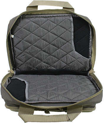 G*Outdoors GPS-1310PCRK Quad Pistol Range Bag With Visual Id Storage System Side Pockets Mag & Rifle Gr