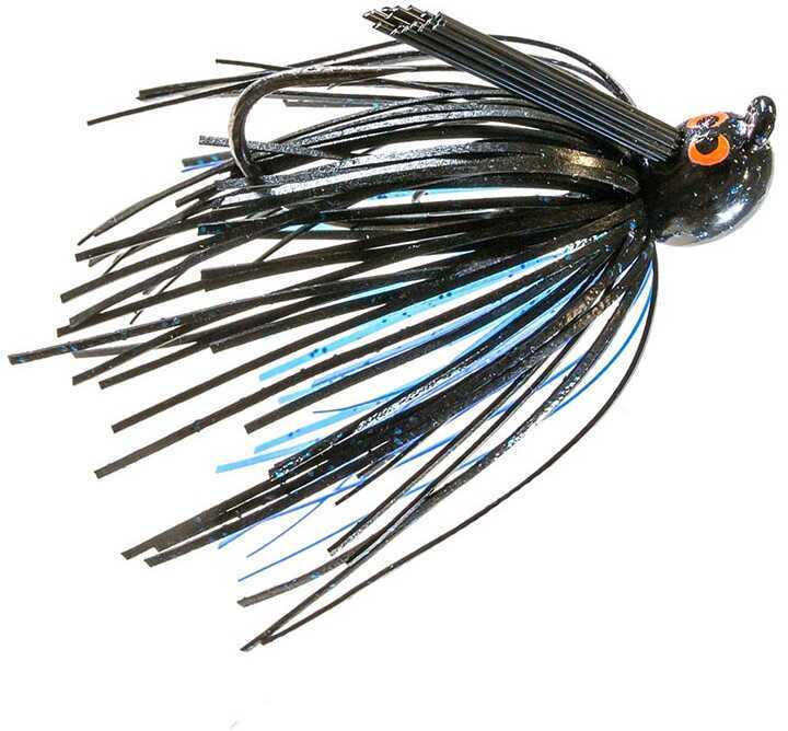 Z-Man CrossEyeZ™ Power Finesse Jig, 3/8 Ounce, Black/Blue, 1-Pack Md: CEPF38-01
