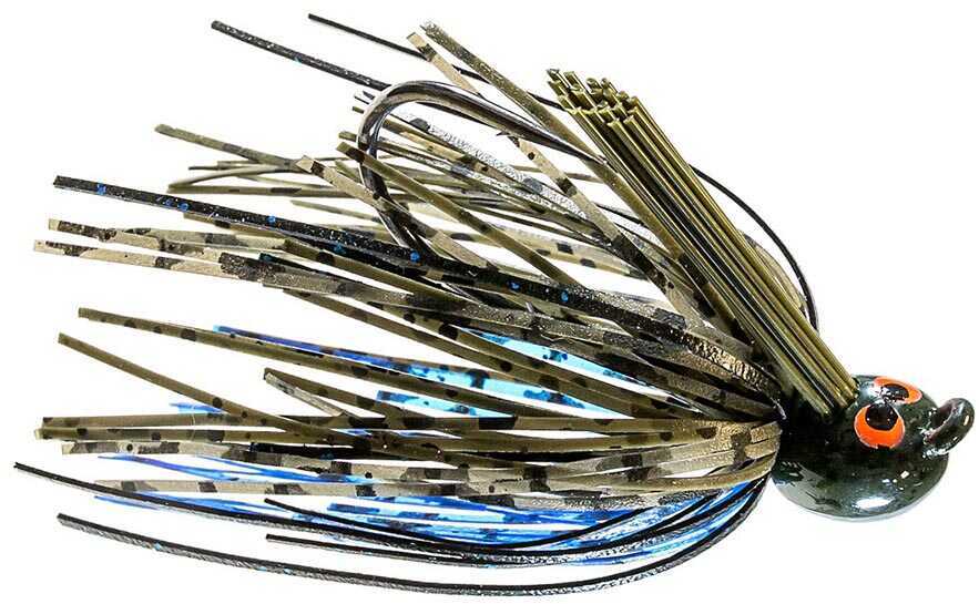 Z-Man CrossEyeZ™ Power Finesse Jig, 3/8 Ounce, Bruised Green Pumpkin, 1-Pack Md: CEPF38-08