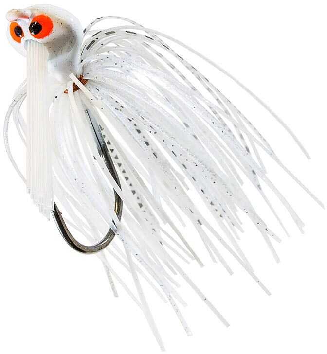 Z-Man CrossEyeZ Flipping Jig, 3/8-Ounce White Lightning, 1-Pack Md: CEFL38-06