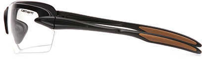 Pyramex Carhartt Spokane Shooting Glasses Black With Clear Lens
