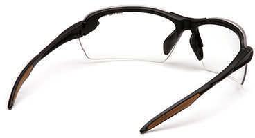 Pyramex Carhartt Spokane Shooting Glasses Black With Clear Lens