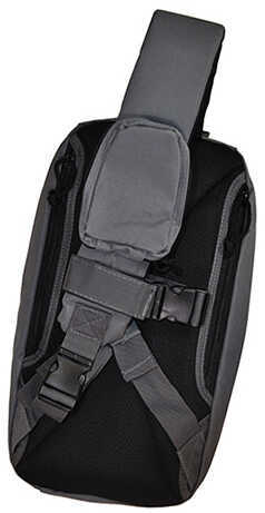 US PeaceKeeper EDC Sling Pack Shoulder Bag Urban Gray 600 Denier Polyester 8.5x17x5.5