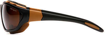 Pyramex Carhartt Carthage Shooting Glasses Black And Tan With Bronze Anti-fog Lens