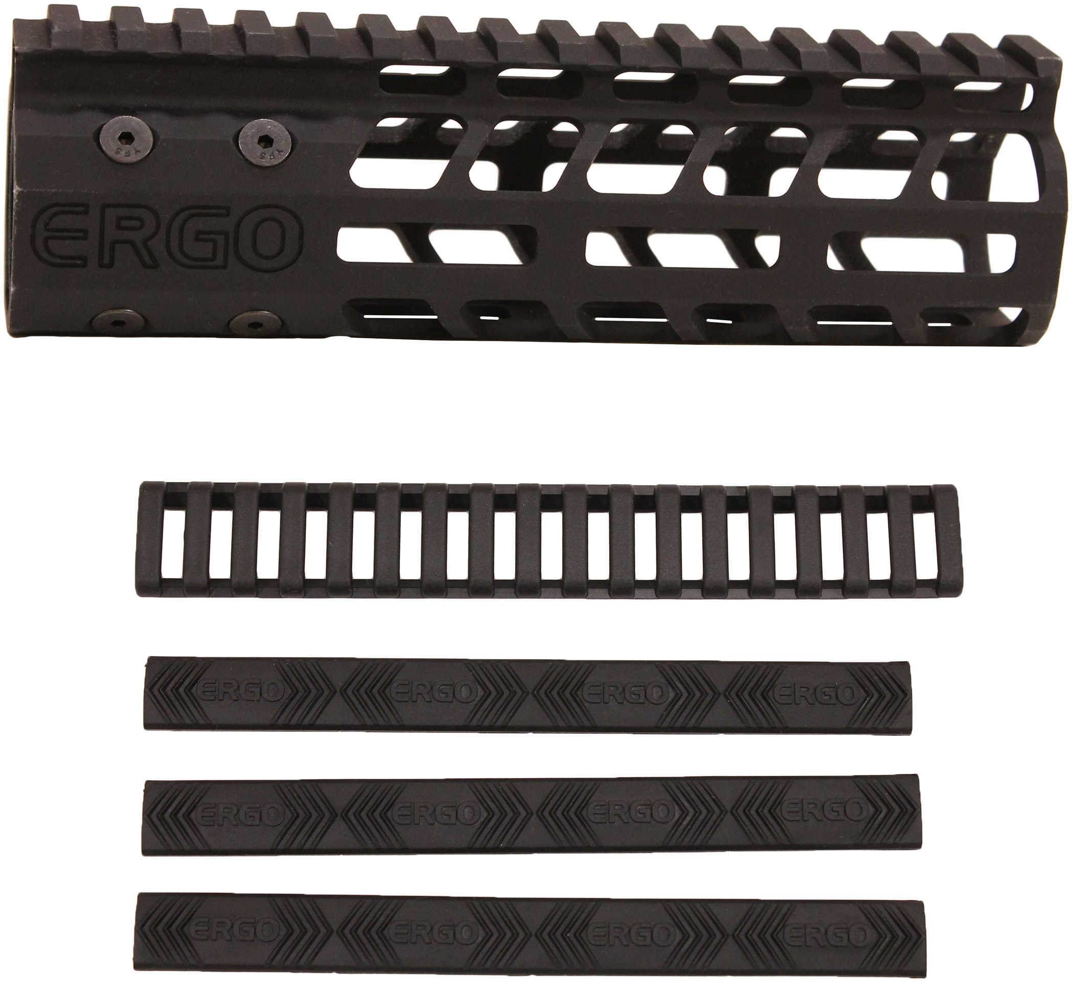 ERGO AR-15 SuperLite Modular M-LOK Rail System 7" Black