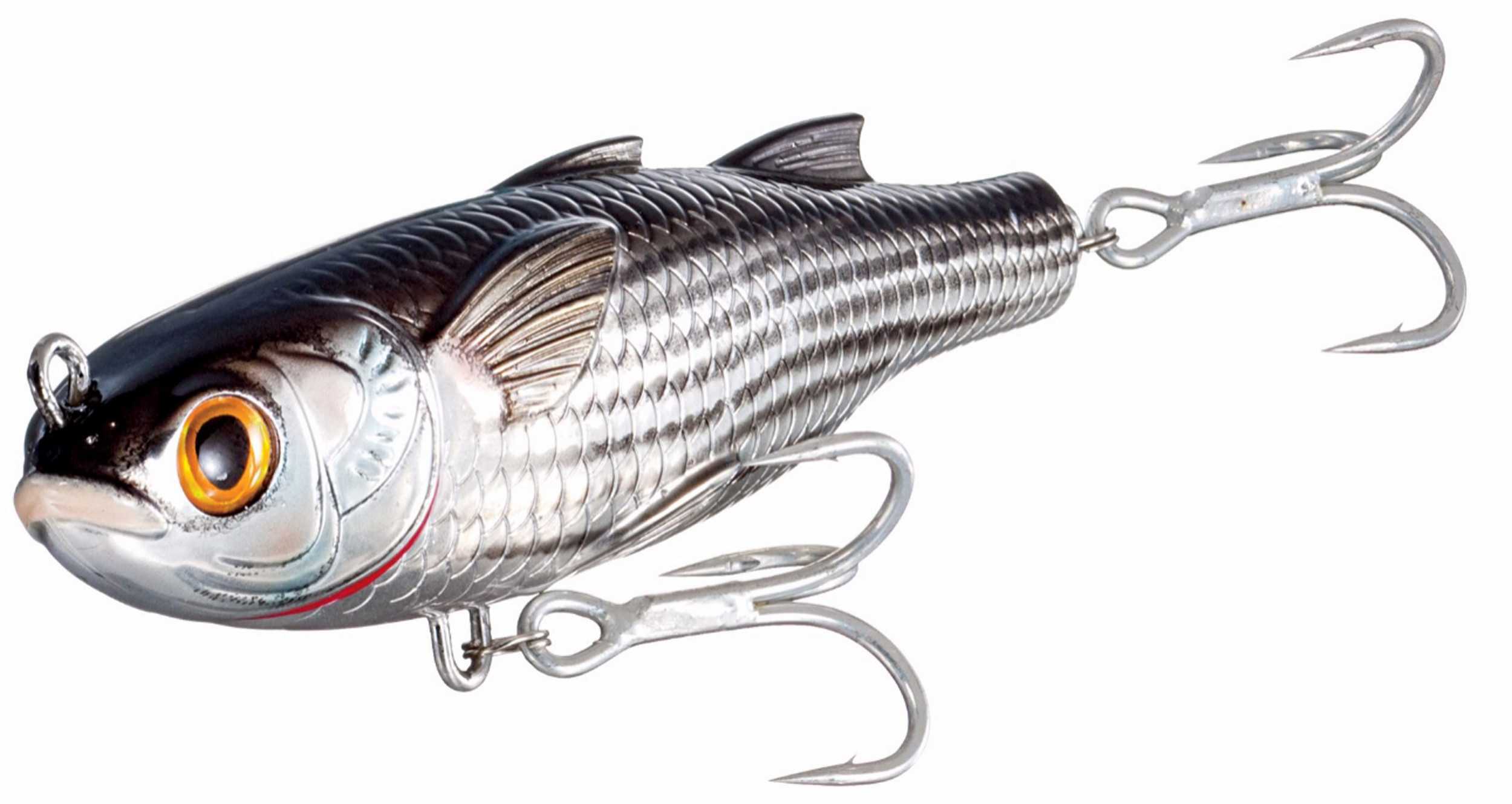 LT MULLET TWITCHBAIT 4.5" SILVR/BLK